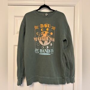 Dave Matthews Band Tour Sweatshirt Size Large 2023 Band Merch Crewneck Pullover